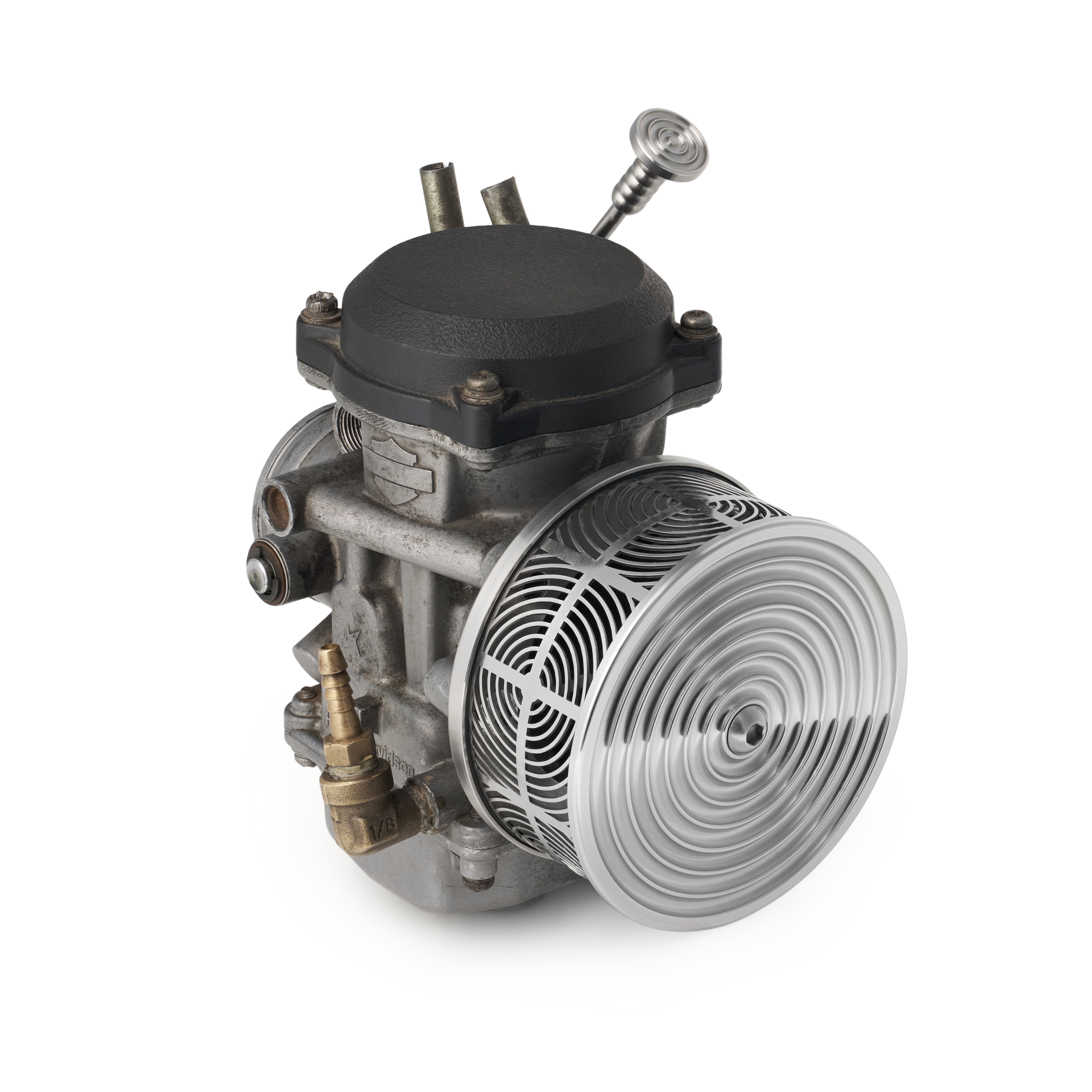 Radial Mini Air Cleaner for CV Carburetor or EFI Harley Davidson