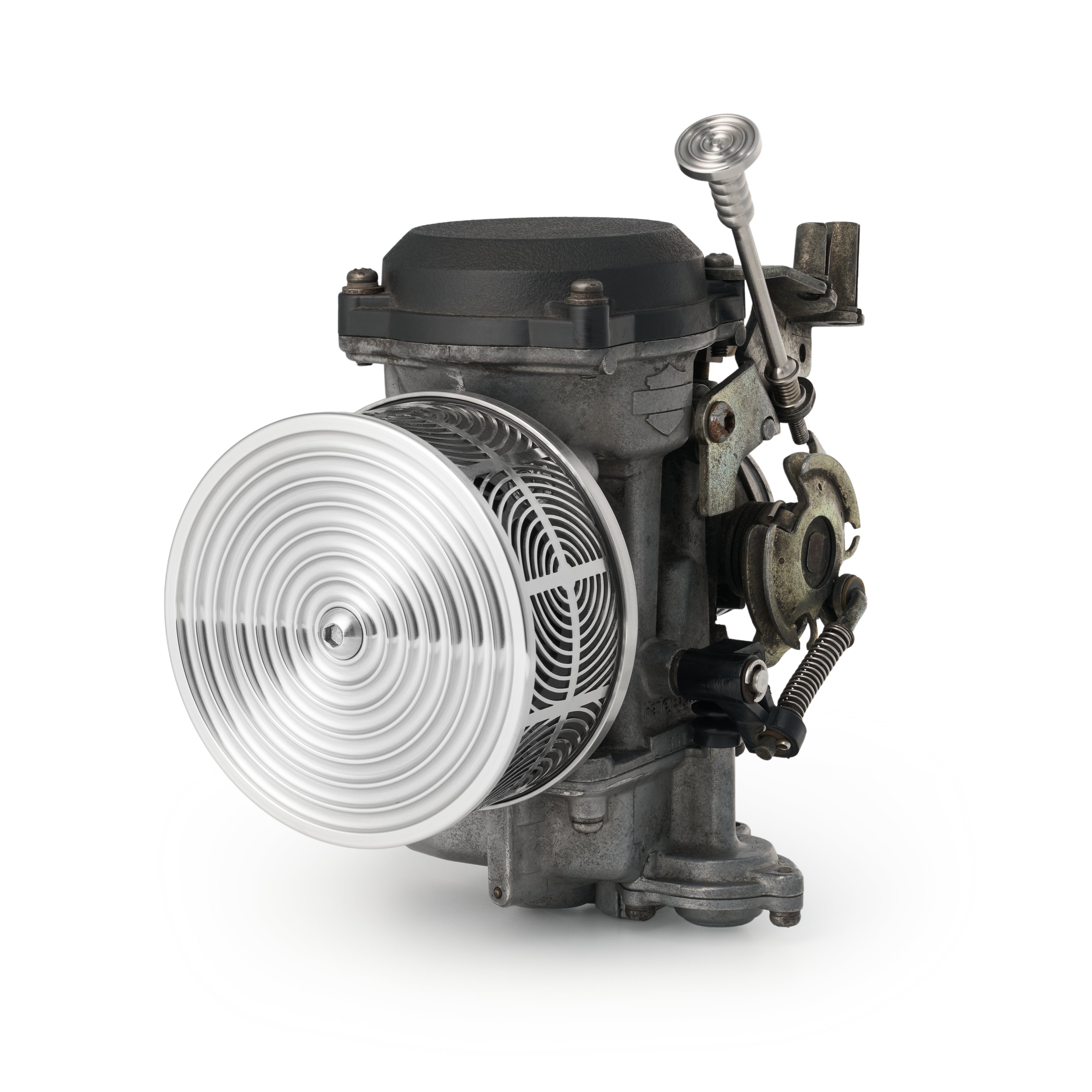 Radial Mini Air Cleaner for CV Carburetor or EFI Harley Davidson