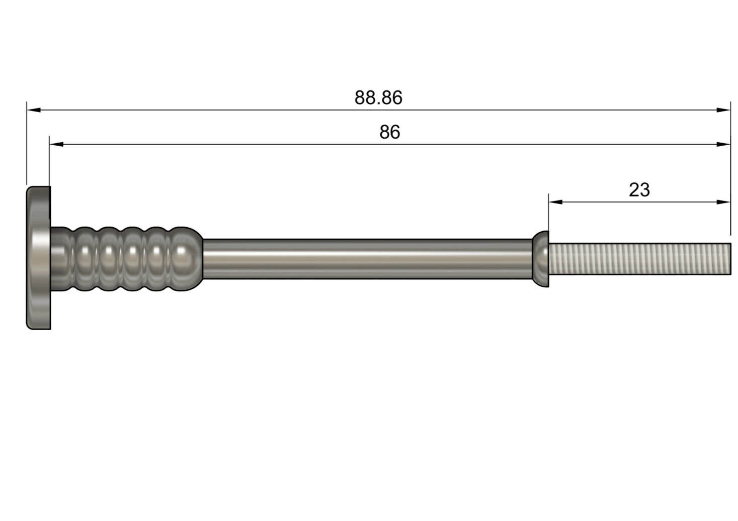 Radial style CV Carb Idle Adjuster Screw