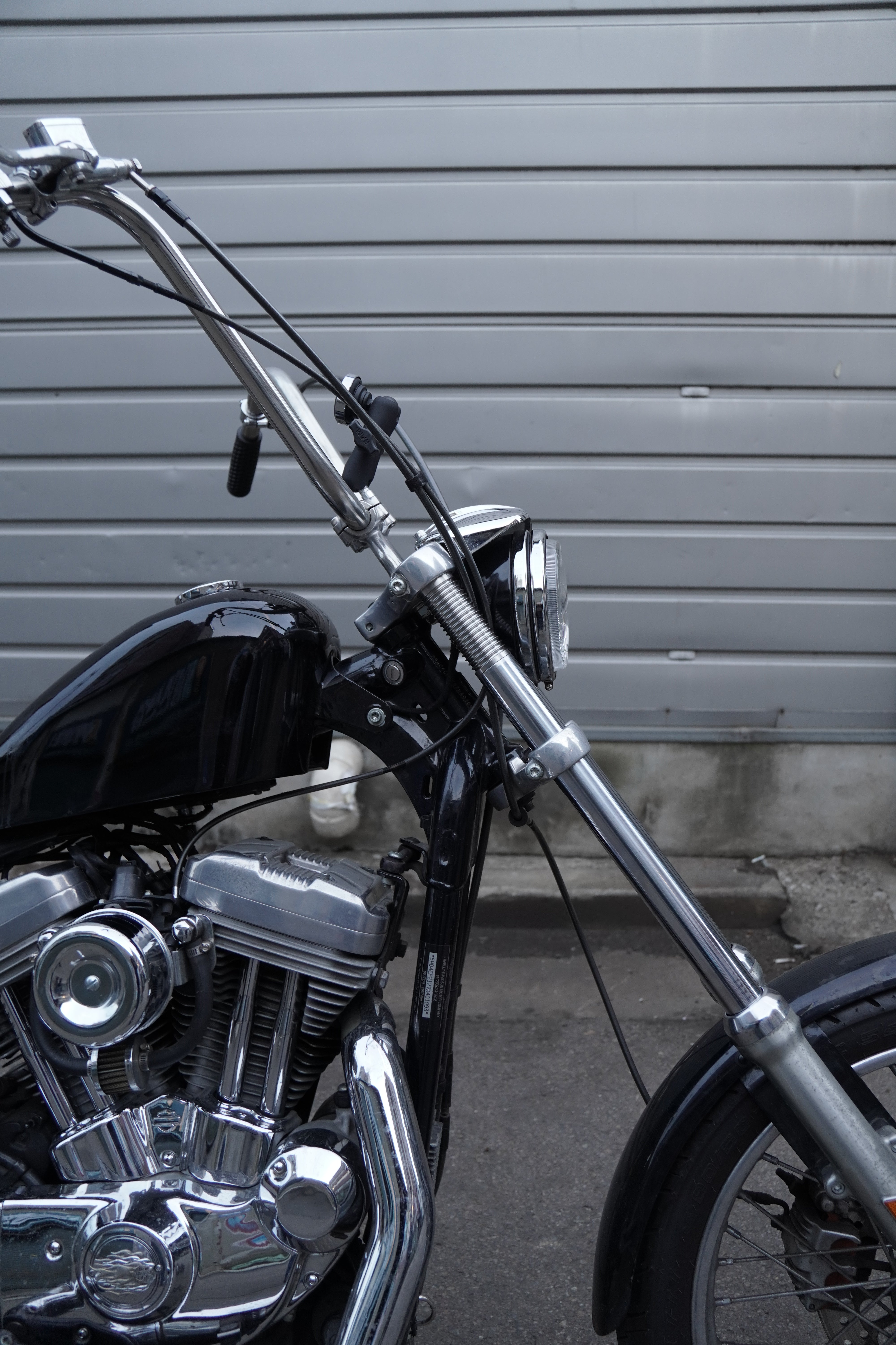 5" Radial Fork Extension for 39mm Harley Davidson forks Sportster