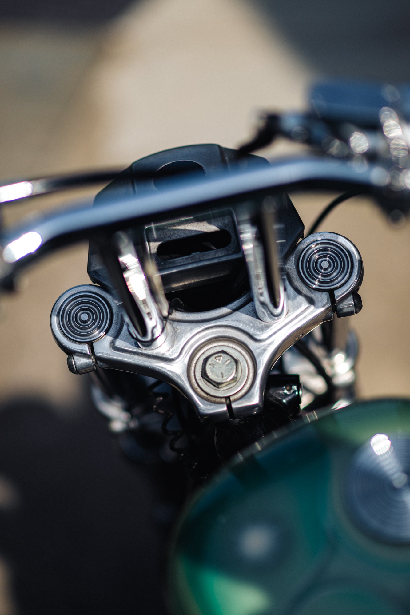 Radial Fork Cap for 39mm Harley Davidson forks Sportster