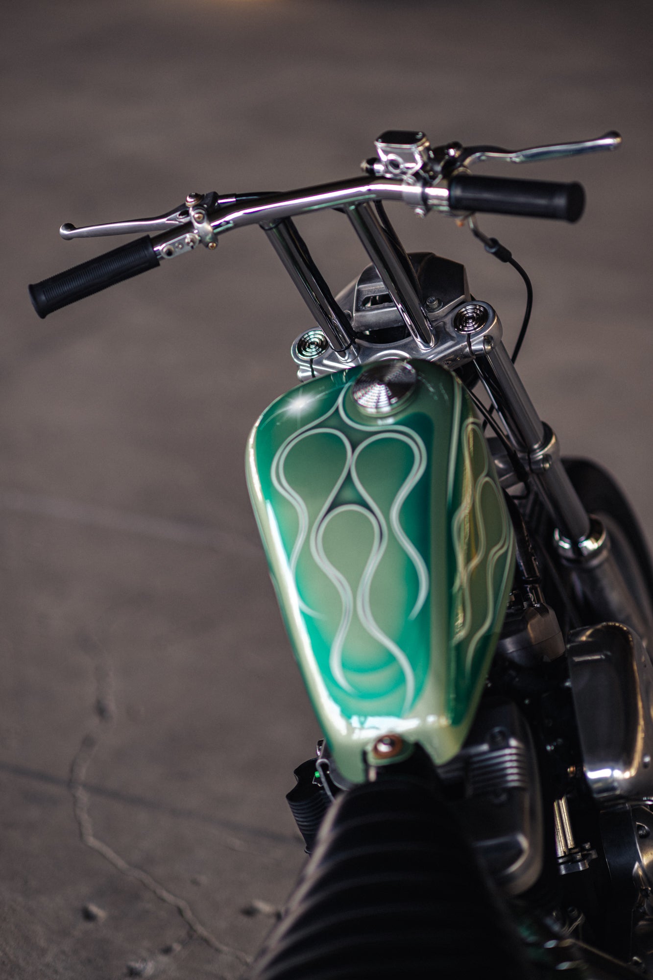 Radial Fork Cap for 39mm Harley Davidson forks Sportster